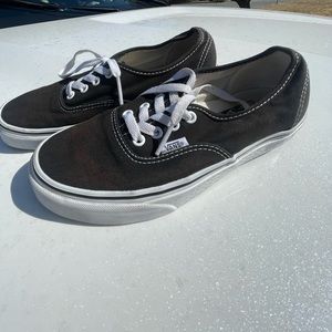 Black Lace up Vans Women’s